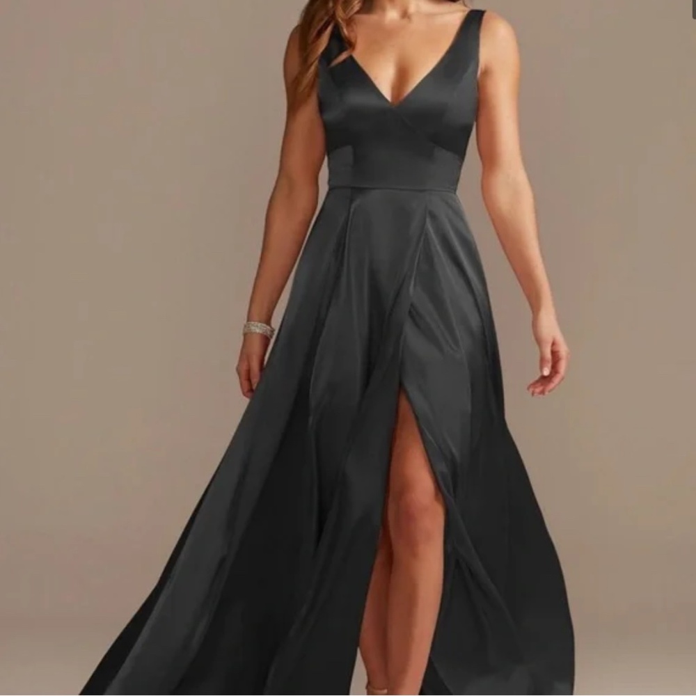 Galina Signature Satin Bridesmaid Dress Size 2